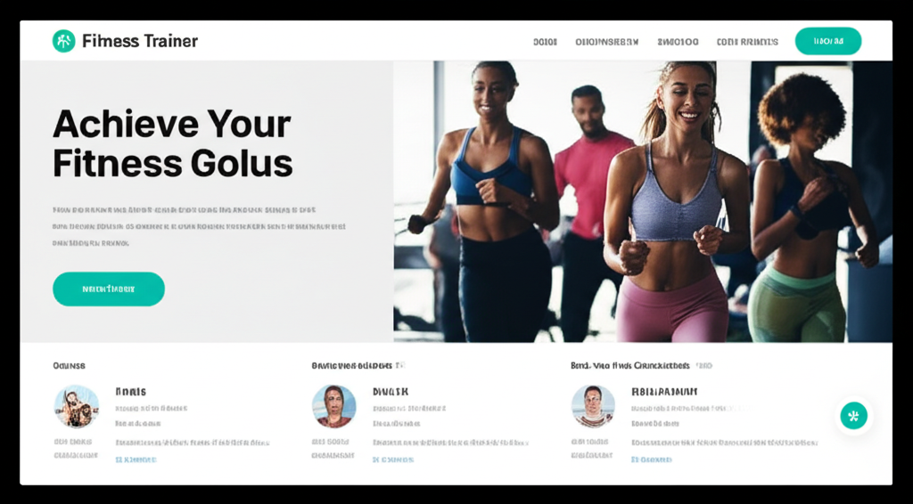 Fitness Trainer Website